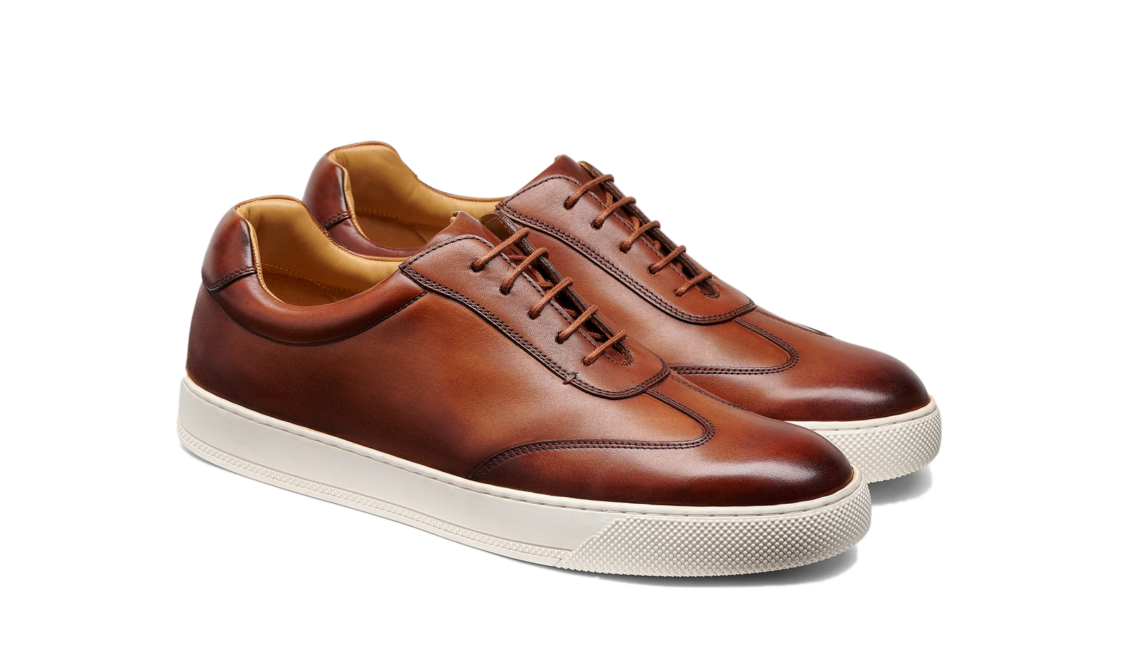 Barker Stig Sneakers - Tan Alcohol Wash
