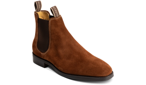 Barker Sutton Chelsea Boot - Old Snuff Suede