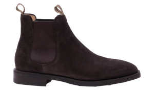 Barker Sutton Chelsea Boot - Dark Brown Suede