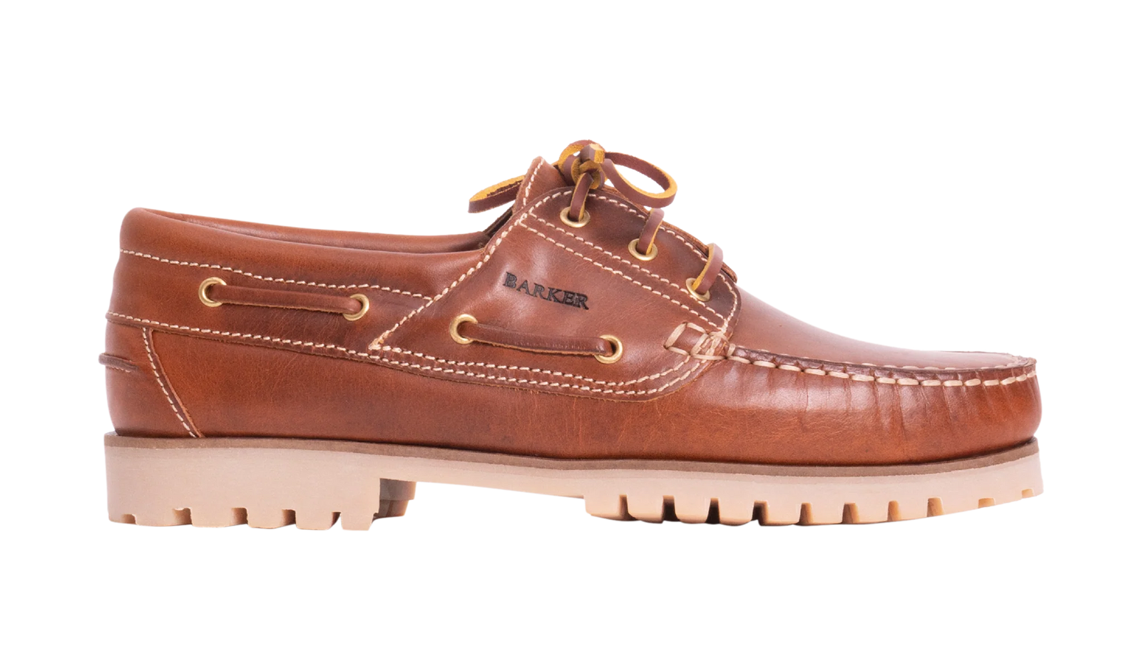 Barker Brixham Pull up Shoe - Tan