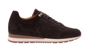 Barker Seb Sneakers - Dark Brown Suede