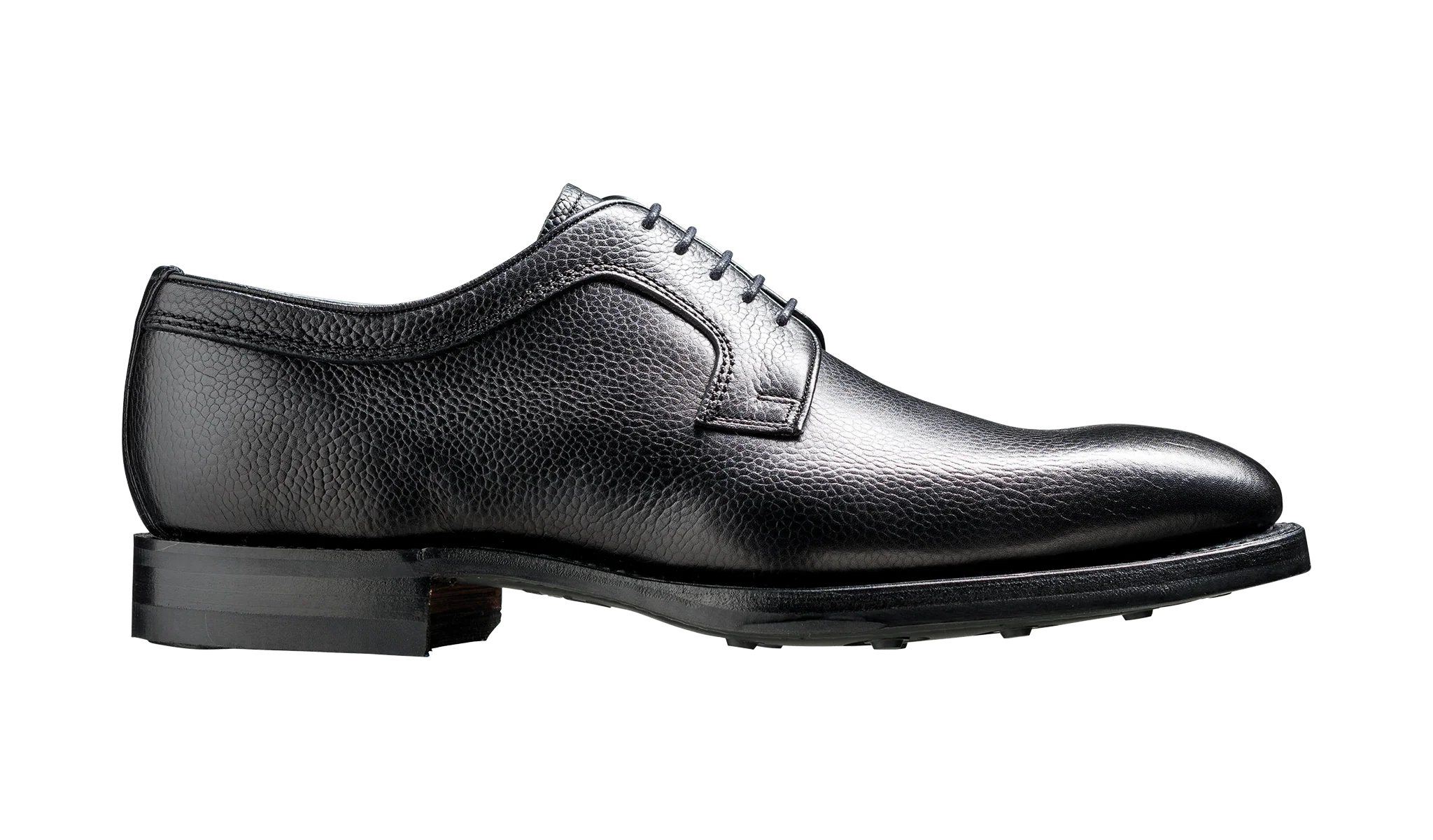 Barker Skye Versatile Derby Shoe -Black Grain