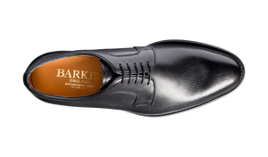 Barker Skye Versatile Derby Shoe -Black Grain