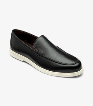 LOAKE Tuscany Loafers - Black Grain Leather