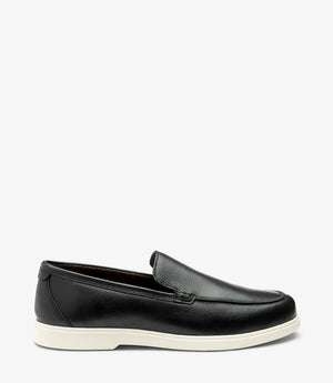 LOAKE Tuscany Loafers - Black Grain Leather