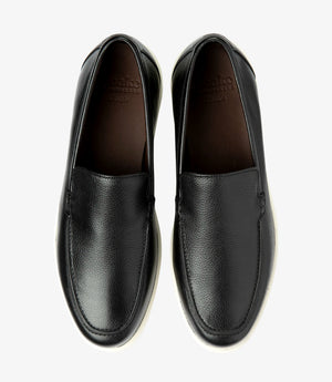 LOAKE Tuscany Loafers - Black Grain Leather