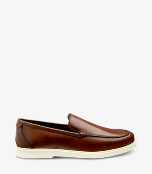 LOAKE  Tuscany Suede Loafers -  Cedar Calf Leather