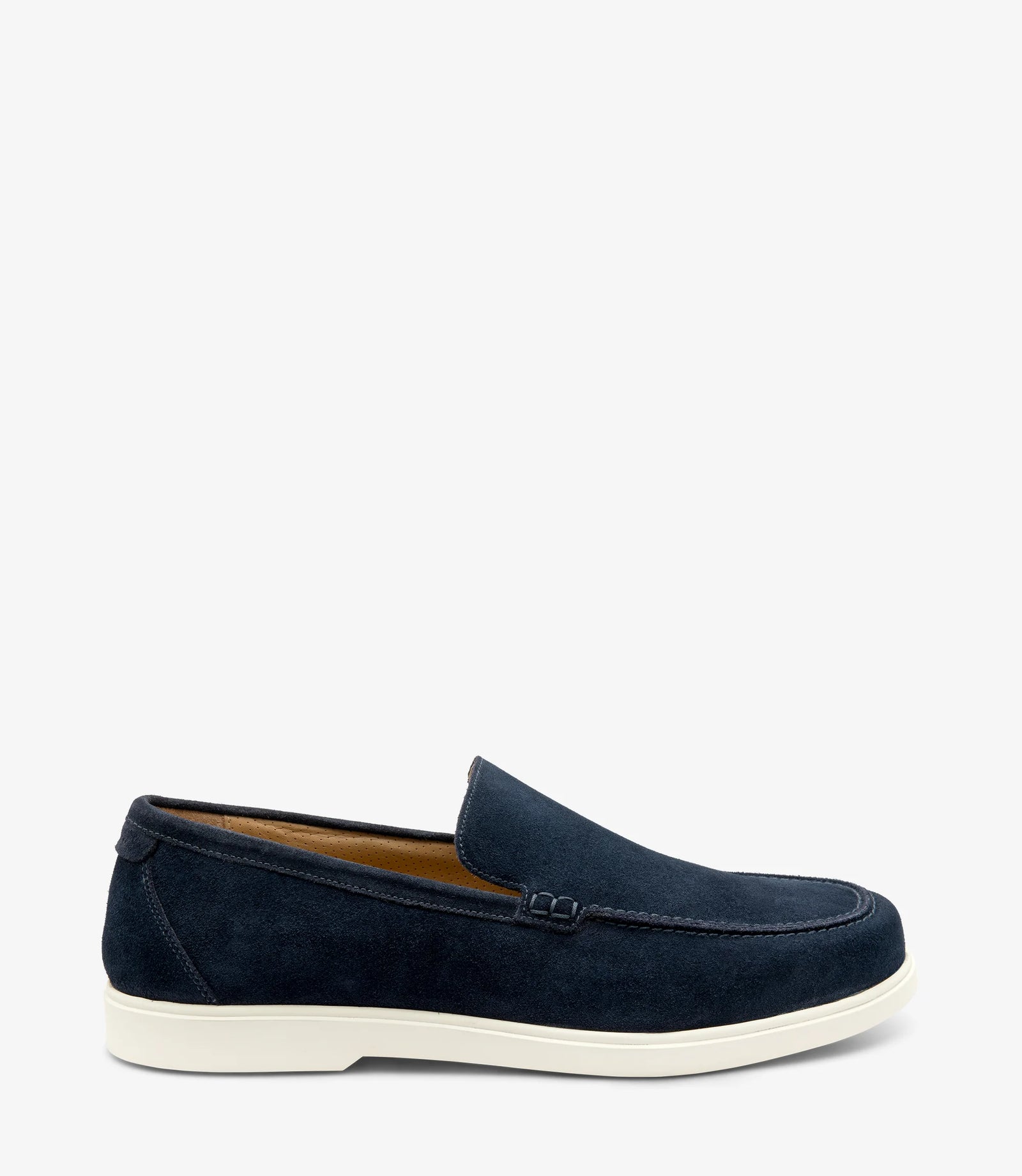 LOAKE  Tuscany Suede Loafers -  Navy Suede