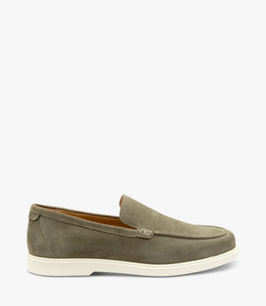 LOAKE  Tuscany Suede Loafers -  Pistachio Suede