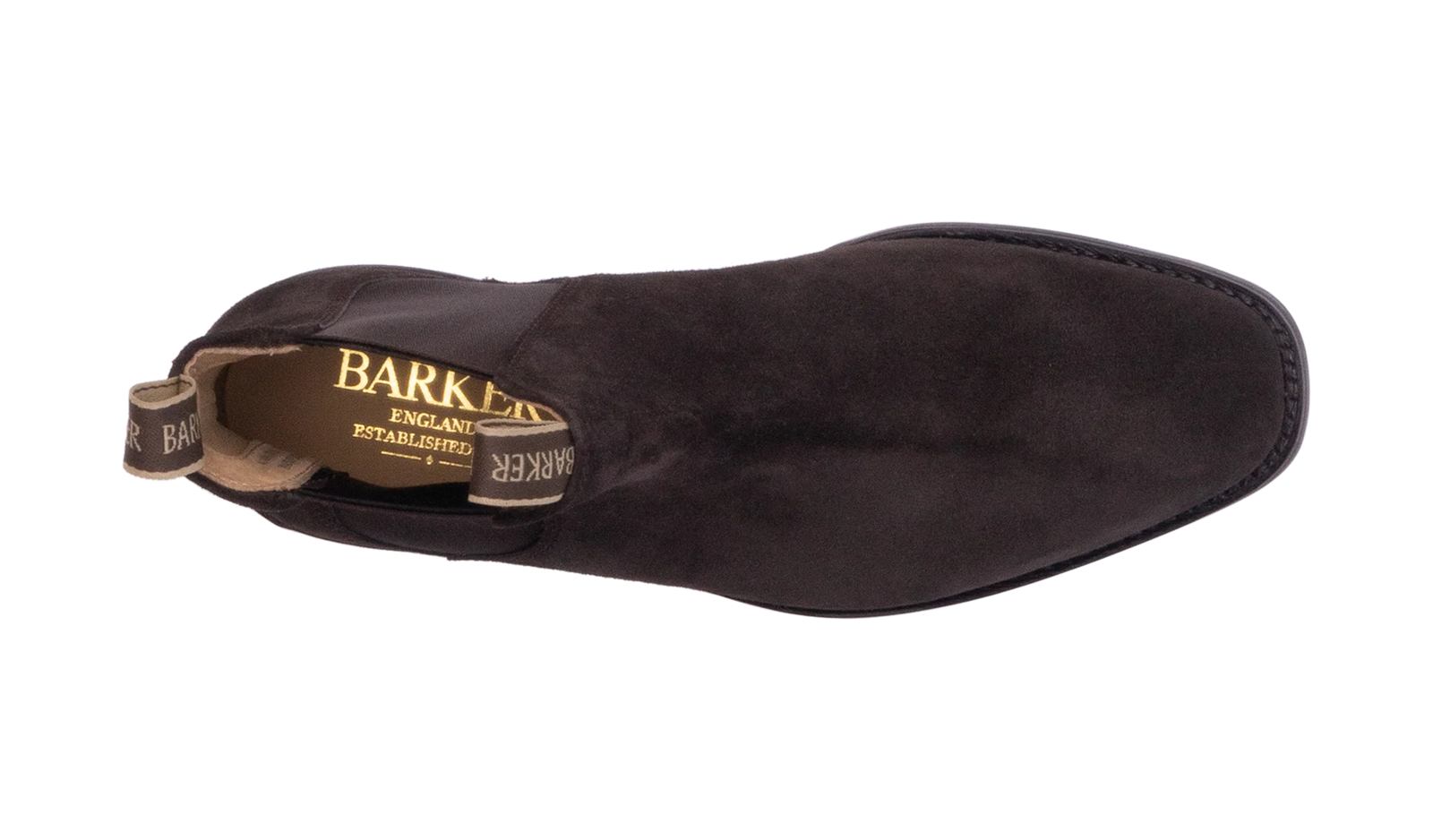 Barker Sutton Chelsea Boot - Dark Brown Suede