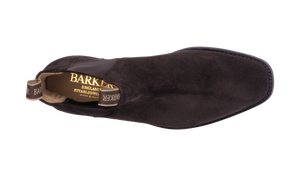 Barker Sutton Chelsea Boot - Dark Brown Suede