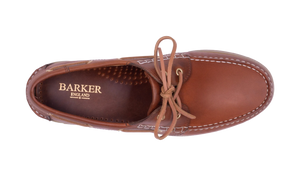 Barker Wallis Moccasin Shoe - Tan Pull Up