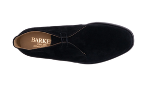 Barker Sandwell Chelsea Boots - Black Suede