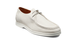 Barker Vigo Loafer - White Suede
