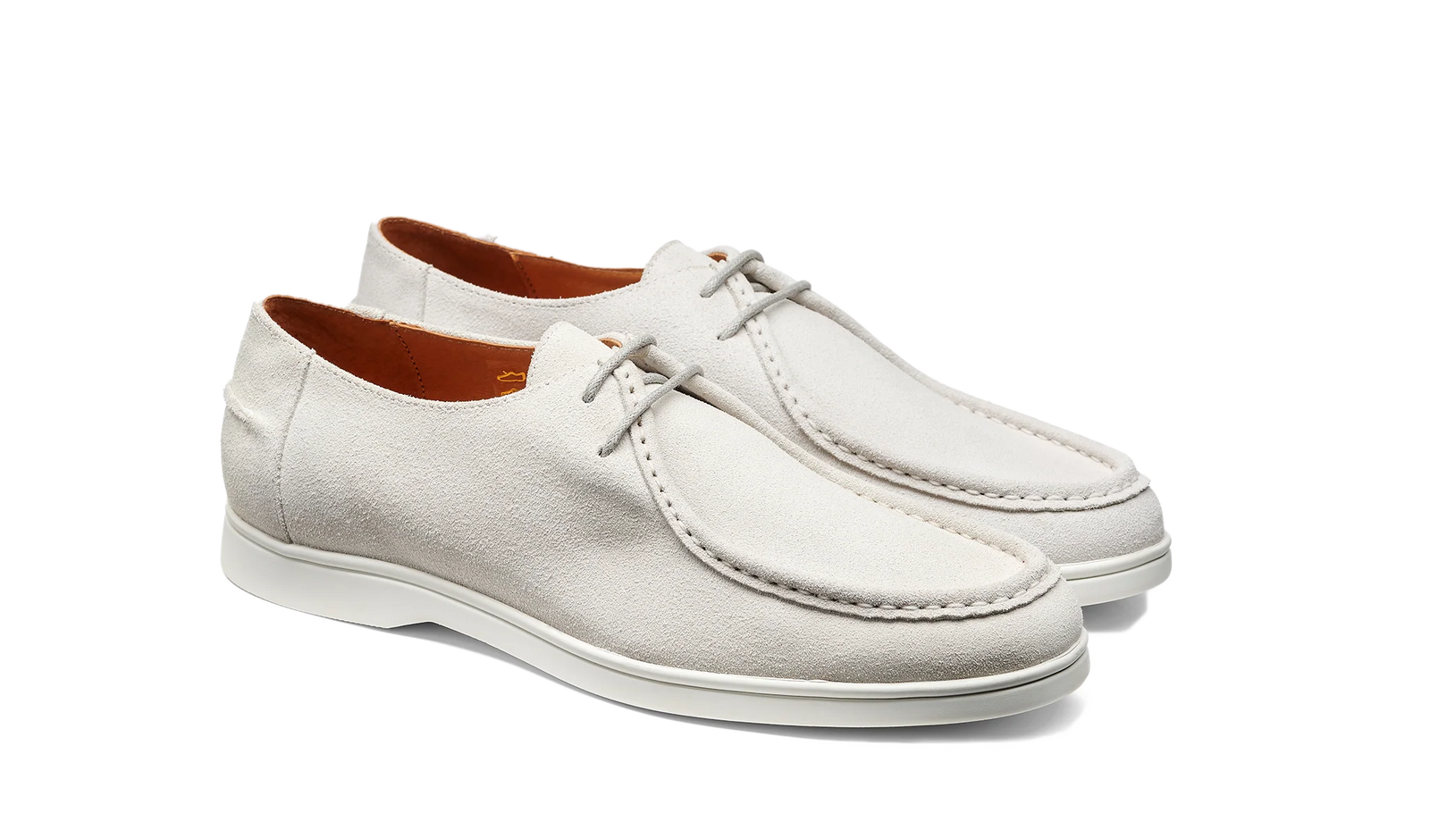 Barker Vigo Loafer - White Suede
