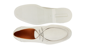 Barker Vigo Loafer - White Suede