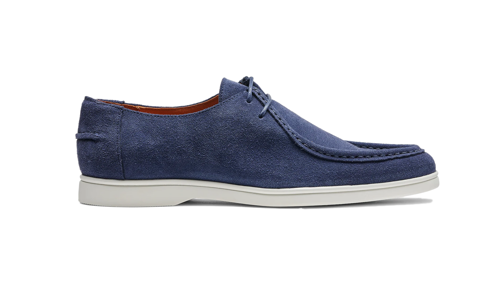 Barker Vigo Derby Shoe - Navy Suede