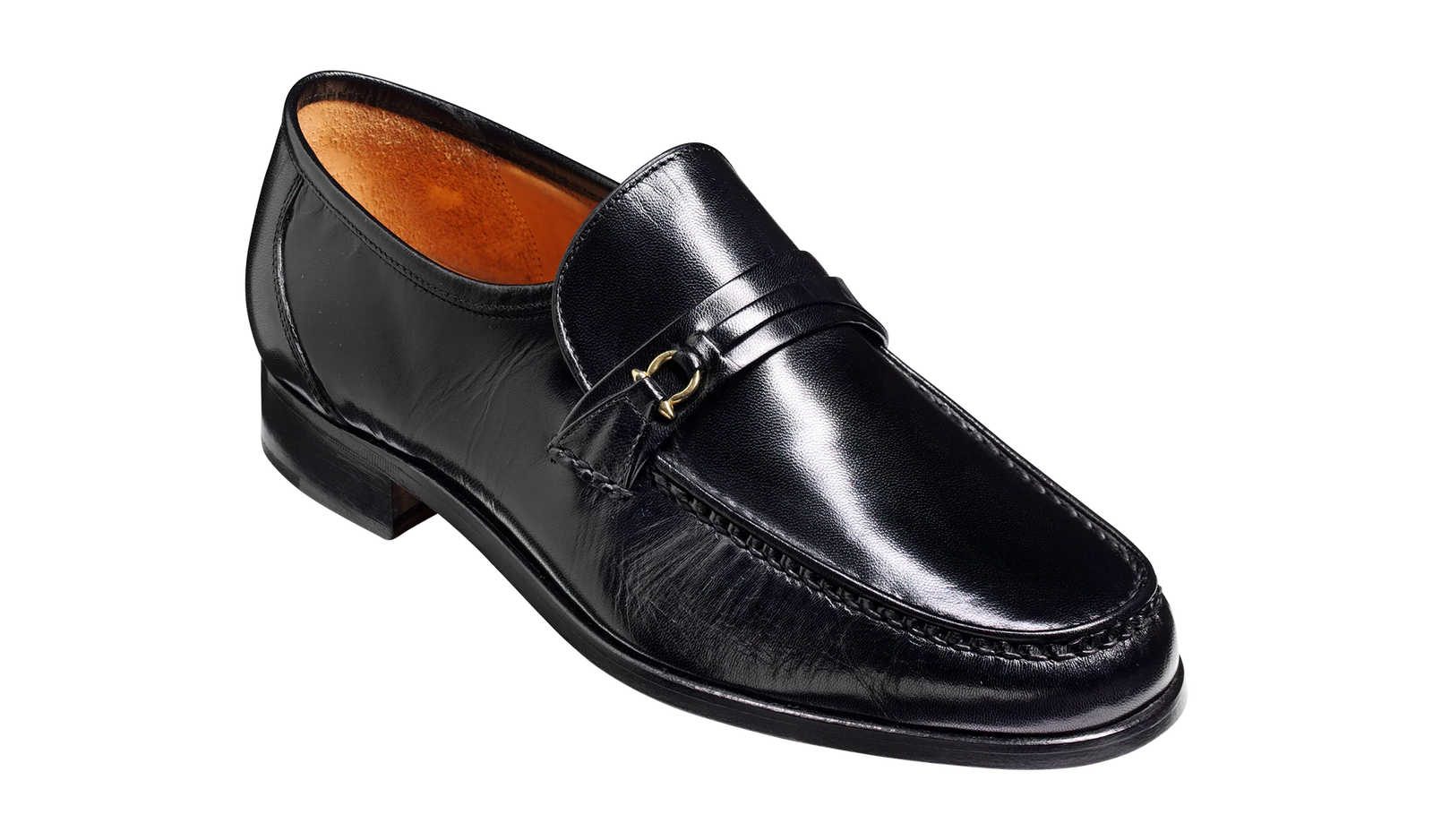 Barker Wade Loafer - Black Kid