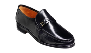 Barker Wade Loafer - Black Kid