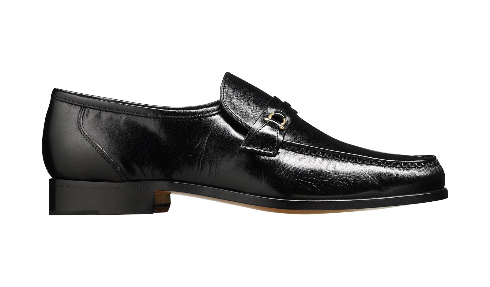 Barker Wade Loafer - Black Kid