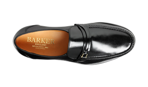 Barker Wade Loafer - Black Kid