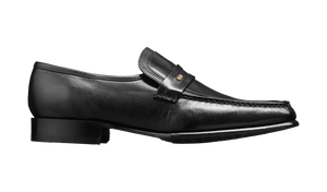 Barker Wesley Loafer Shoe - Black Calf