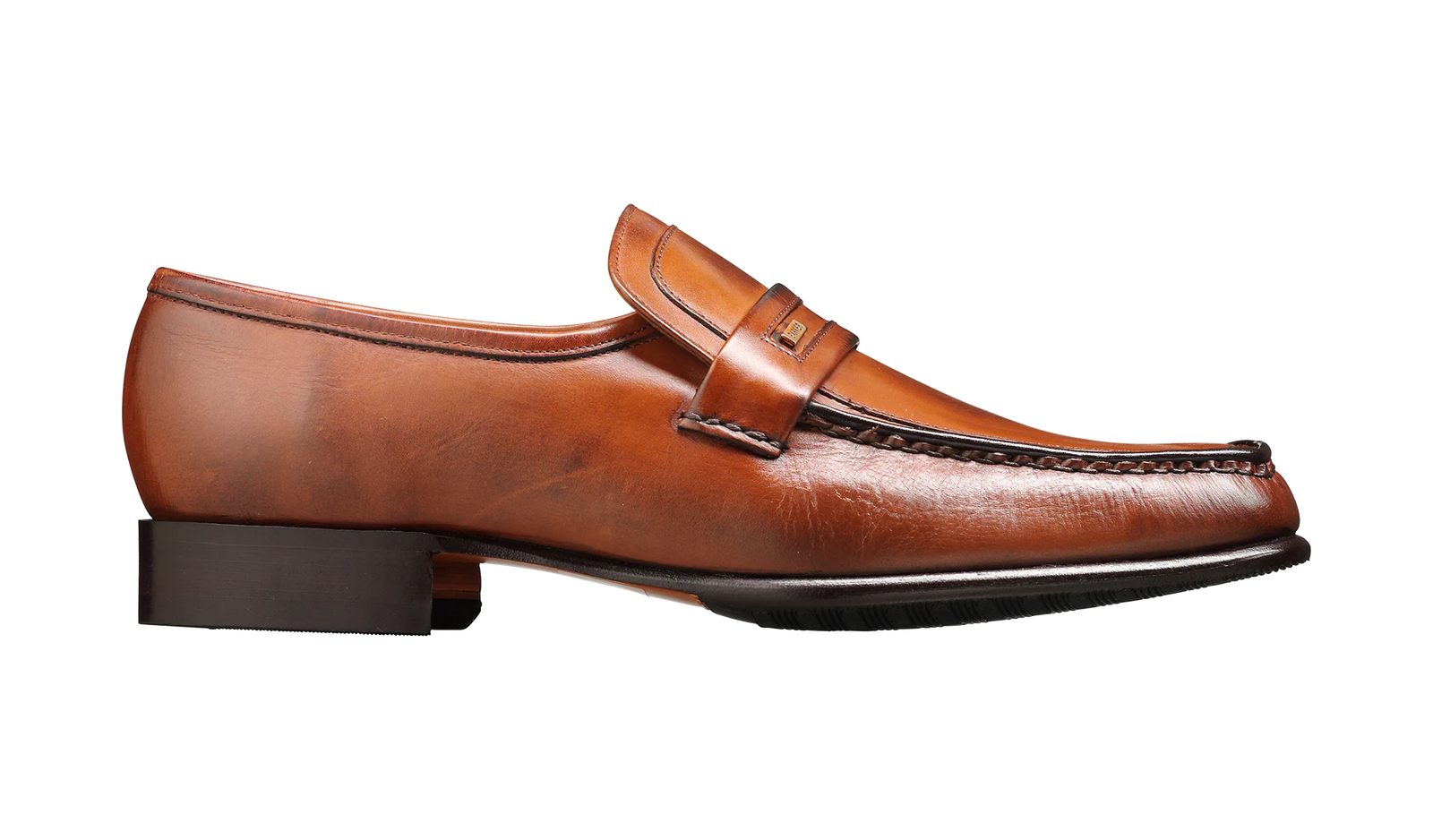 Barker Wesley Loafer Shoe - Chestnut Calf