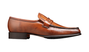 Barker Wesley Loafer Shoe - Chestnut Calf