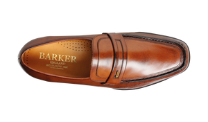 Barker Wesley Loafer Shoe - Chestnut Calf