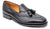 Barker Severn Tassel Loafer Shoe - Black Calf