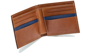 Barker Plain Bifold Wallets - Antique Rosewood