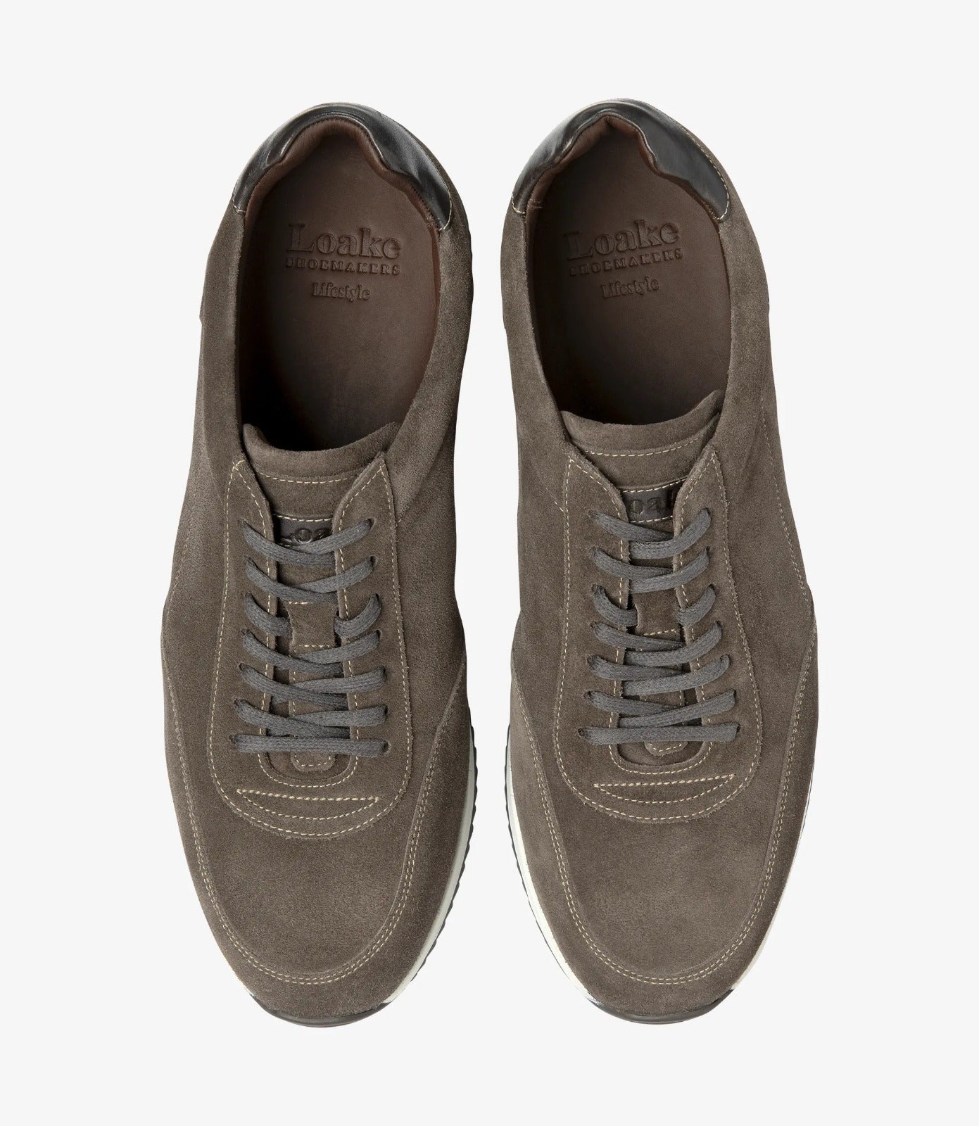 LOAKE  Bannister Sneakers - Anthracite Suede