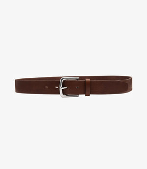 Loake Cheltenham Leather Belt - Dark Brown
