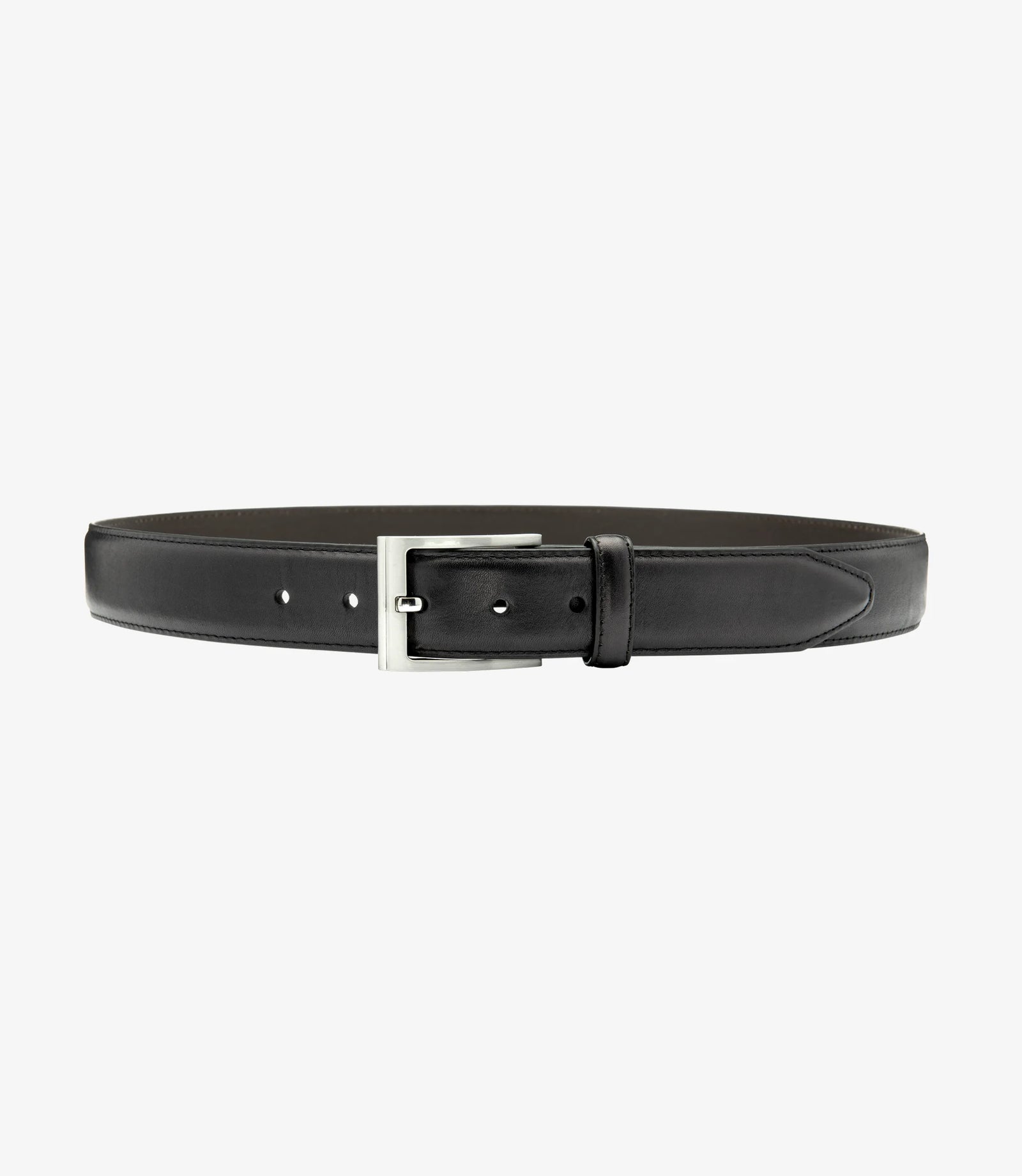 Loake Philip Leather Belt - Black