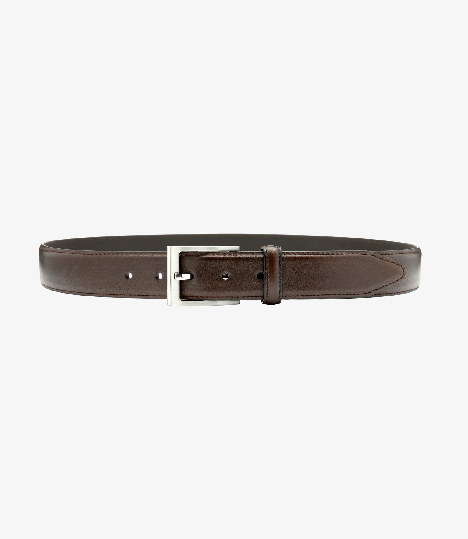 Loake Philip Leather Belt - Dark Brown