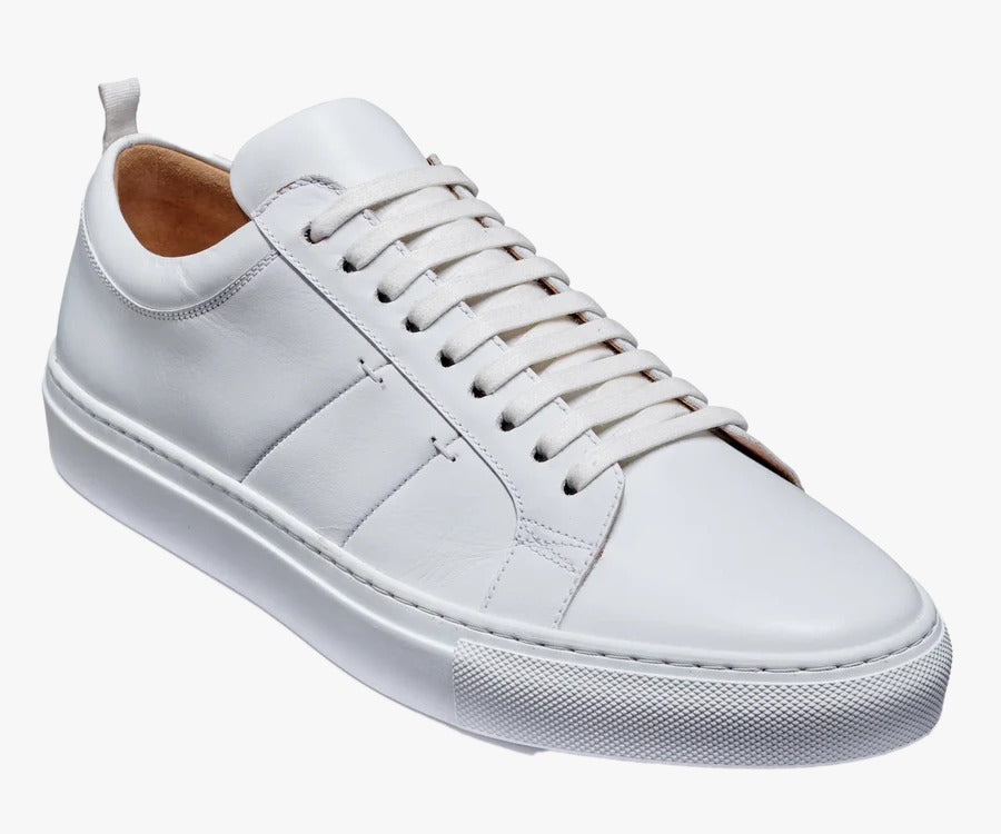 Barker Greg Sneaker - White Calf Leather