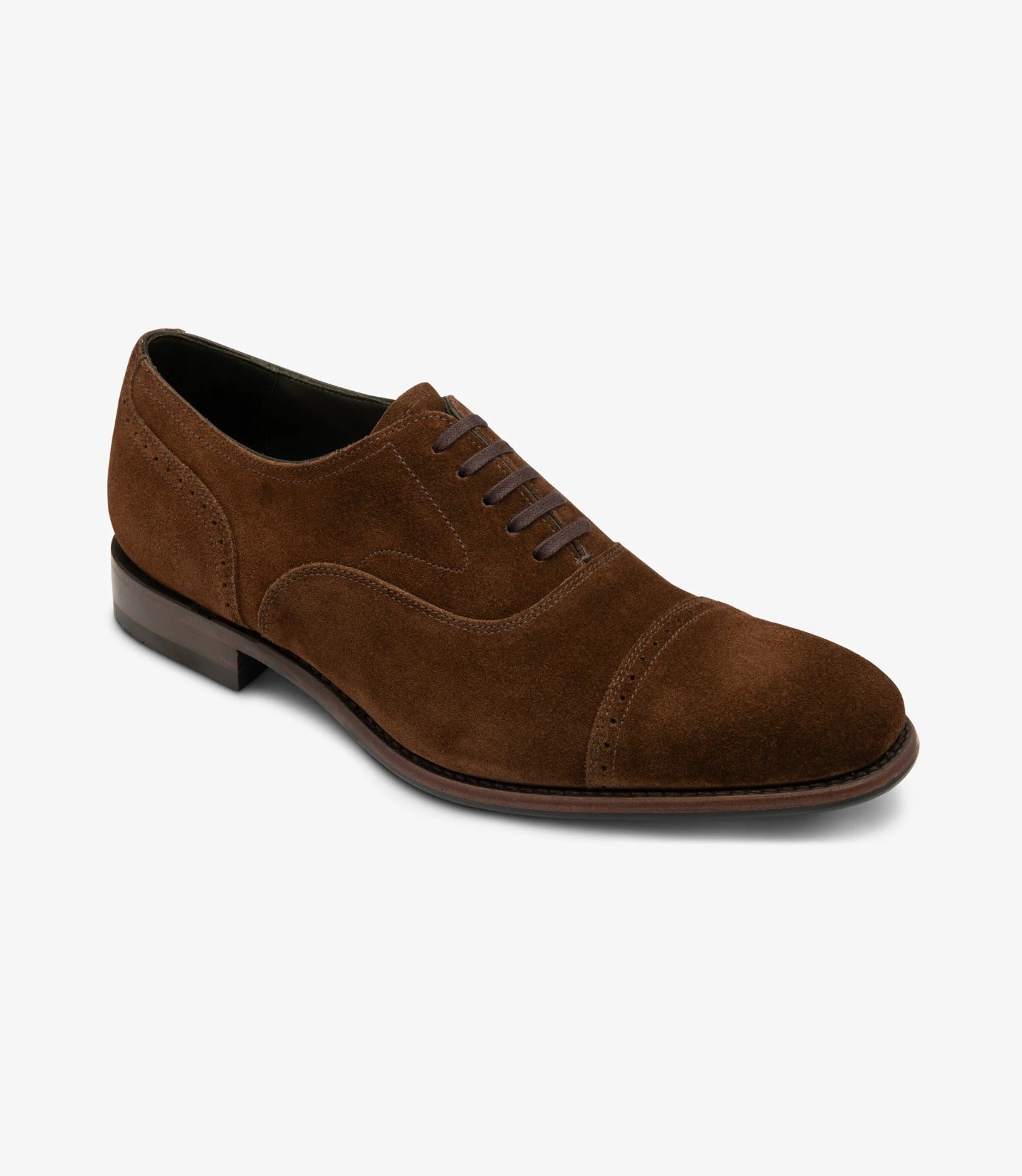 LOAKE - Hughes Premium Derby Shoe - Brown Suede