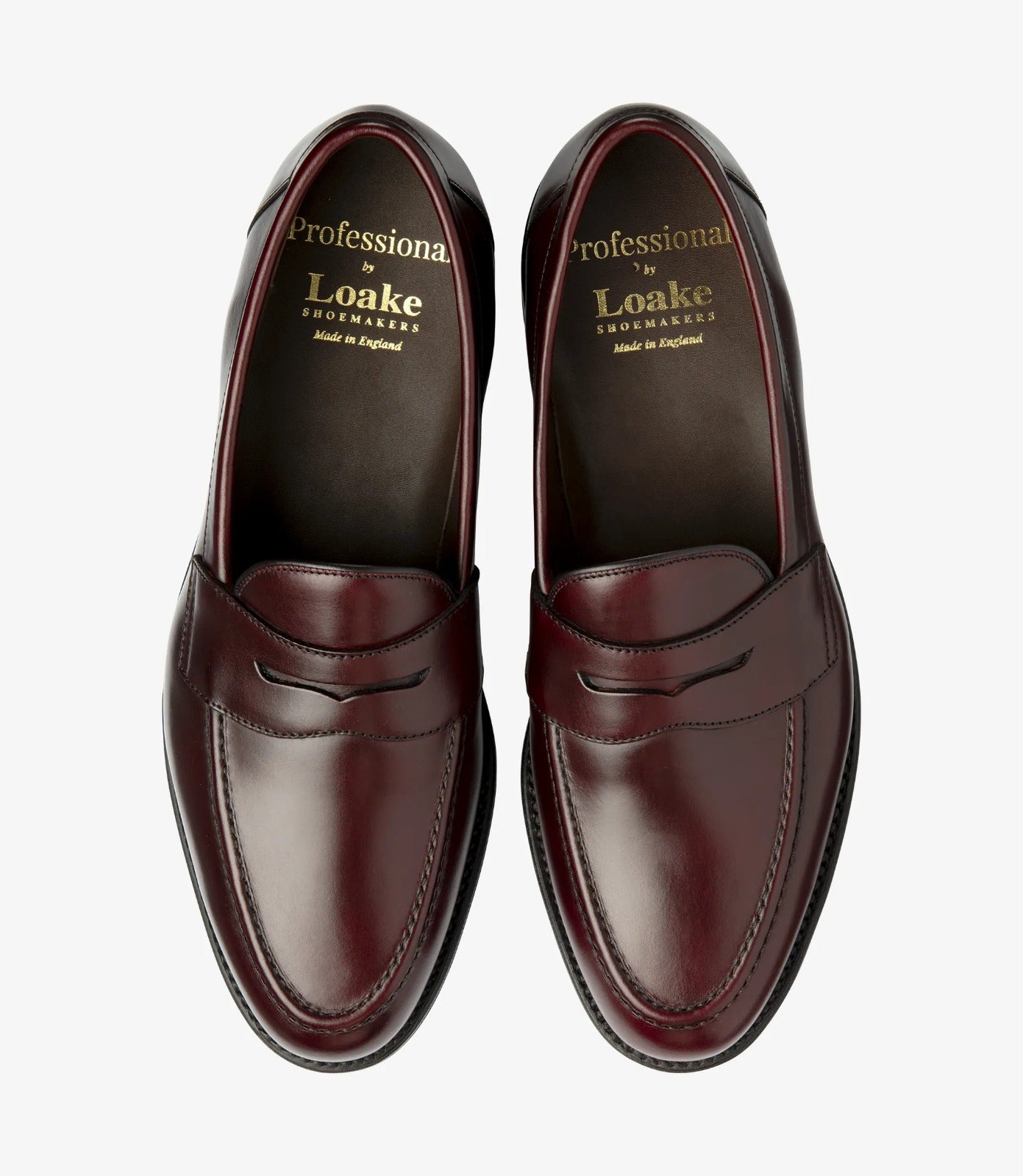 LOAKE Imperial Loafer - Dark Brown Calf - (F) Fitting Fubber Sole