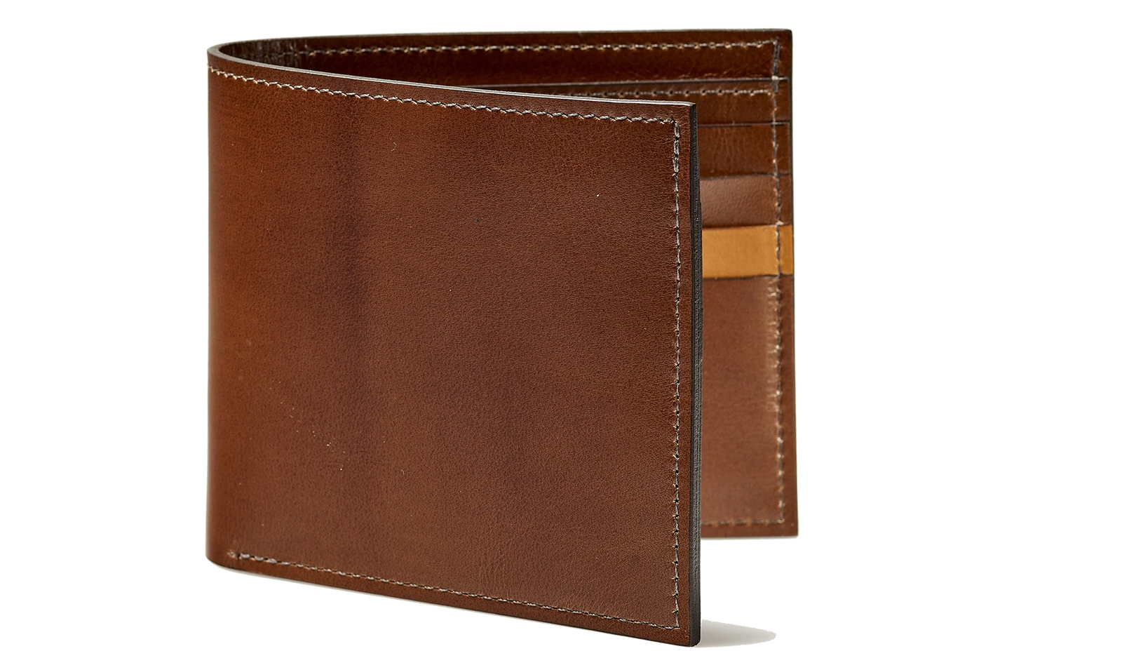 Barker Plain Bifold Wallets - Dark Walnut