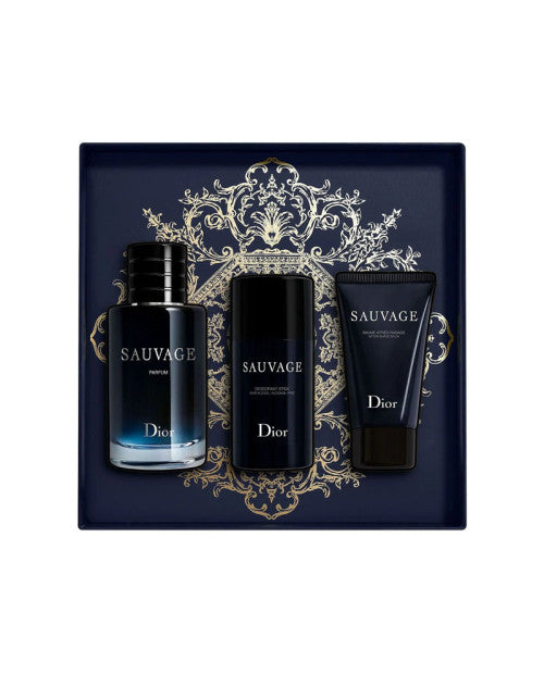 Sauvage Dior Parfum 3pc Gift set for men