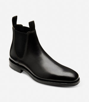 LOAKE Emsworth Chukka Boot - Black Calf