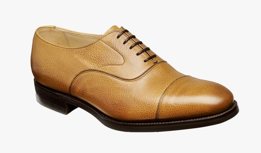 Barker Malvern toe- cap Oxford  Shoe - Cedar Grain