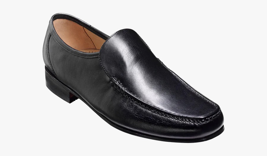 Barker Javron Loafer Shoe - Black Calf