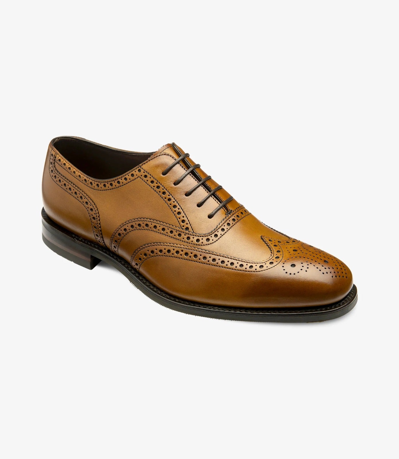 LOAKE Buckingham shoe - Tan (G Wide) Rubber Sole