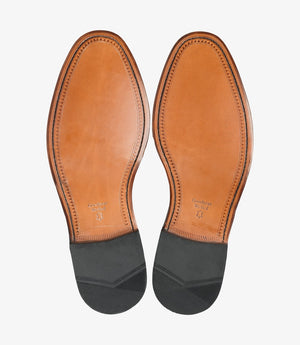 LOAKE Sharp Stylish toe cap Oxford shoe - Black
