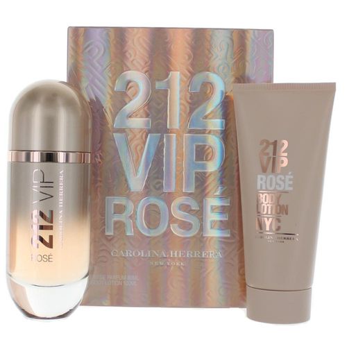 212 VIP Rose by Carolina Herrera, 2 Piece Gift Set for Women