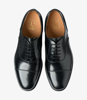 LOAKE 300B Classic Toe Cap Oxford shoe - Black