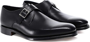LOAKE - MEDWAY Premium buckle monk shoe - Black