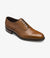 LOAKE Aldwych calf oxford shoe - Brown - Angle View