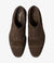 LOAKE Aldwych calf oxford shoe - Dark Brown Suede -Top View
